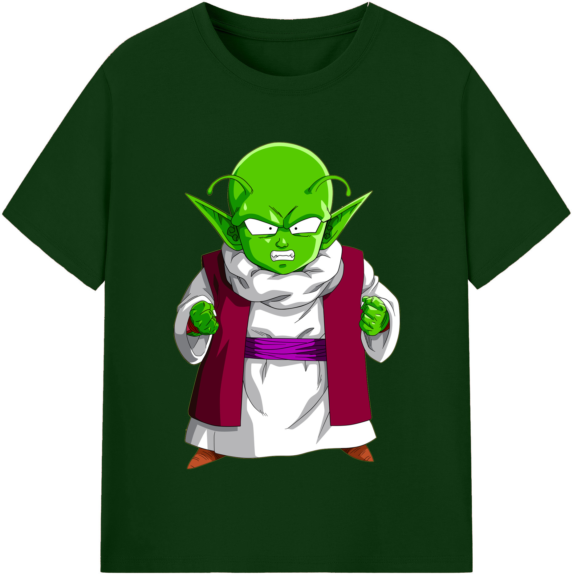 （画像用） ドラゴンボール ピッコロ DRAGON BALL Piccolo 綿100％半袖Tシャツ（フロントプリント）